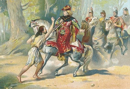 Charles VI effrayé dans la forêt du Mans en août 1392