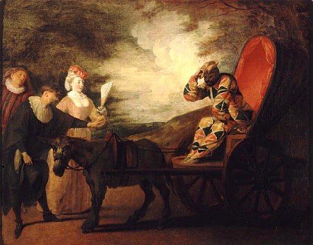 Jean-Antoine Watteau - Empereur dans la lune
