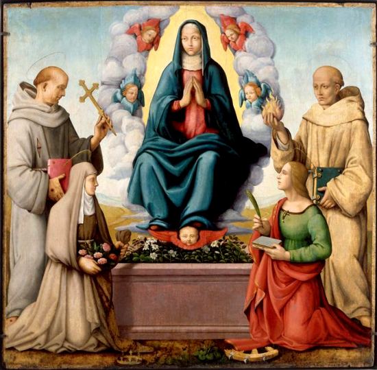 L'Assomption de la Vierge. Peinture de Vittore Carpaccio (1460-1526)