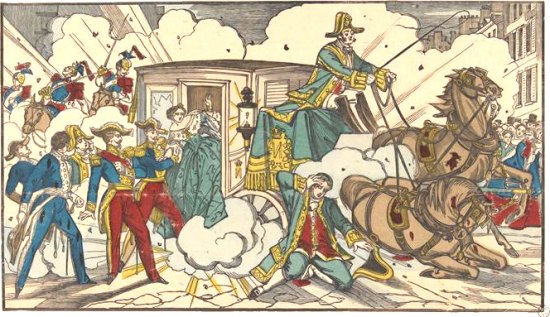 Attentat d'Orsini dirigé contre Napoléon III le 14 janvier 1858