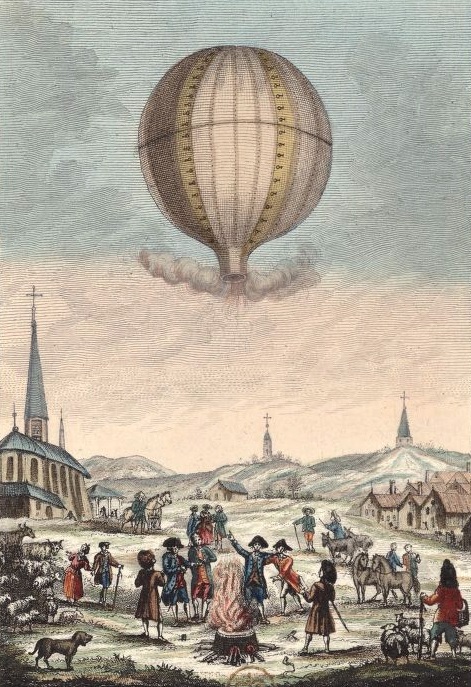 Expérience du 4 juin 1783 des frères Montgolfier