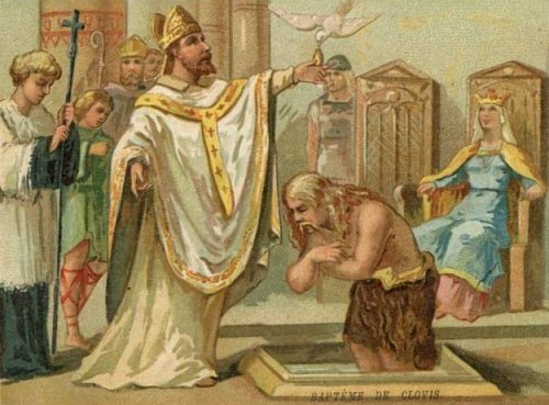 Baptême de Clovis Baptême de Clovis