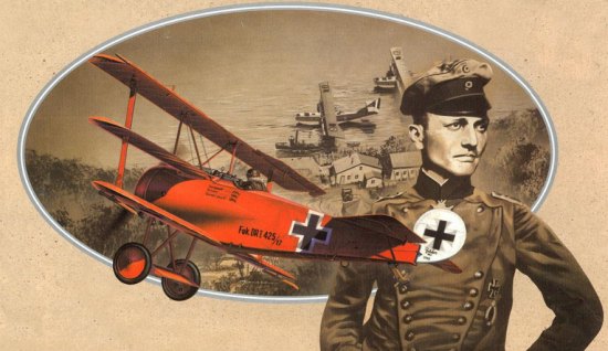 Le Baron rouge et son Fokker DR I Triplan