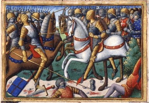 La bataille du Vieil Baugé, par Martial d'Auvergne