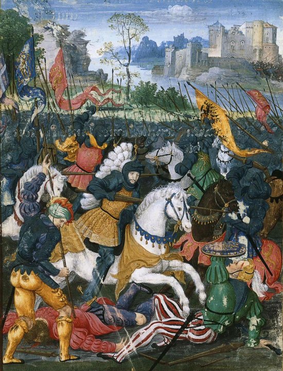 François Ier armé lors de la Bataille de Marignan