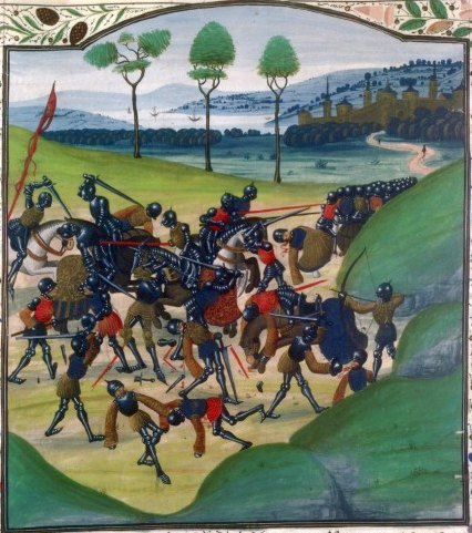 Bataille de Poitiers (Extrait de Chroniques d'Angleterre)