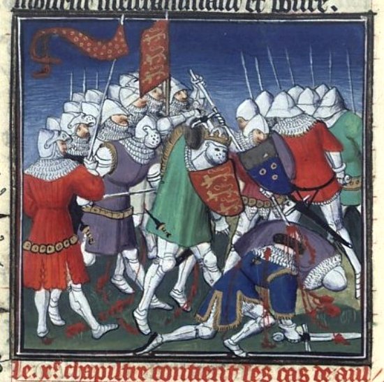 Enluminure extraite des Grandes heures de Rohan par le Maître de Rohan qui vers 1420 illustra les livres d'heures de la famille d'Anjou