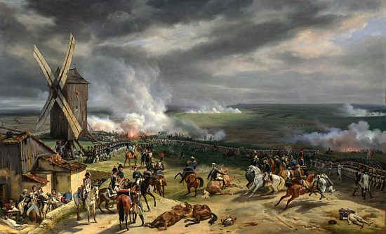 Bataille de Valmy. Peinture d'Horace Vernet (1826)