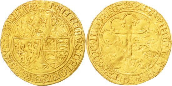 Duc de Bedford (régent sous roi Henri VI d'Angleterre) : salut d'or