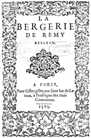 La Bergerie, de Remy Belleau La Bergerie, de Remy Belleau