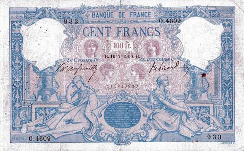 Billet de cent francs de 1888