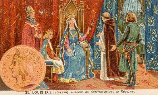 Blanche de Castille exerce la régence