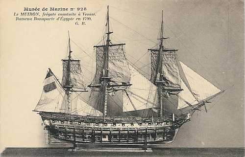 Le Muiron, frégate ramenant Bonaparte d'Egypte en 1799