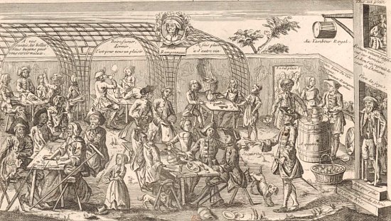 Rendez-vous Bacchique chez Ramponneau (1758)