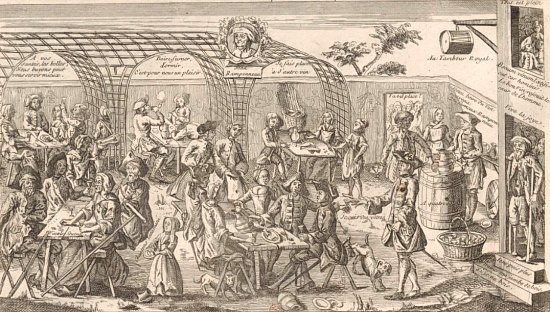 Rendez-vous Bacchique chez Ramponneau (1758)