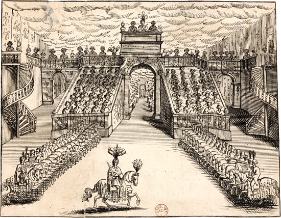 Carrousel du 5 juin 1662 devant le Palais des Tuileries