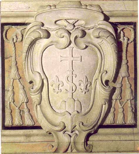 Insigne et blason de l'ordre des Célestins