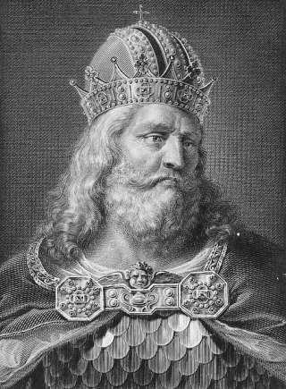 Charlemagne. Représentation d'artiste