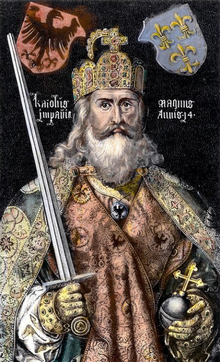 Charlemagne, d'après une représentation d'Albrecht Durer (1512)