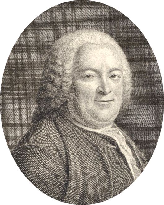 Charles-François Panard. Gravure de Pierre Chenu (1730-1795)