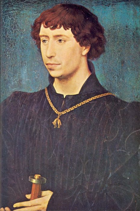 Charles le Téméraire en 1460. Peinture de Rogier van der Weyden (1400-1464)