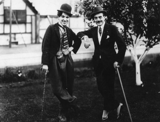 Charlie Chaplin et Max Linder