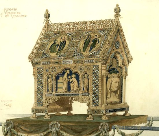 Châsse de sainte Radegonde, à Poitiers
