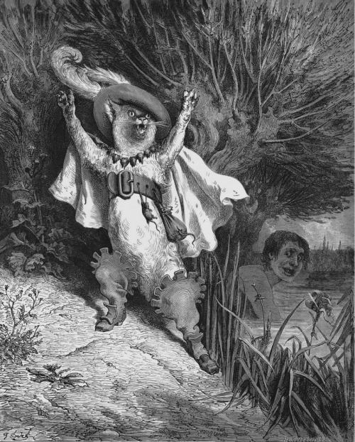 Le Chat Botté. Illustration de Gustave Doré