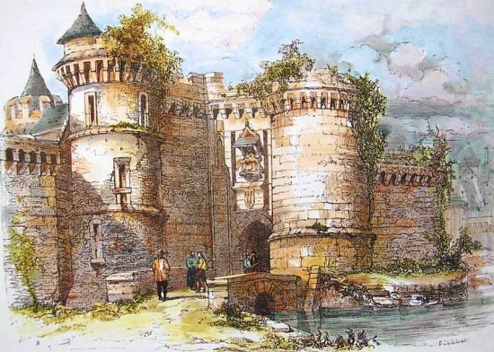 Porte Notre-Dame du château de Fougères (Ille-et-Vilaine)