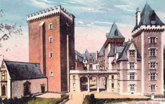 Le château de Pau, qui vit naître Henri IV