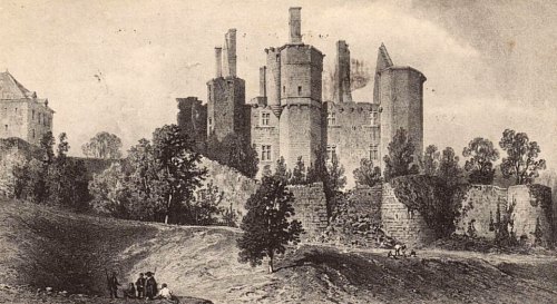 Le château de Rochefort au milieu du XIXe siècle
