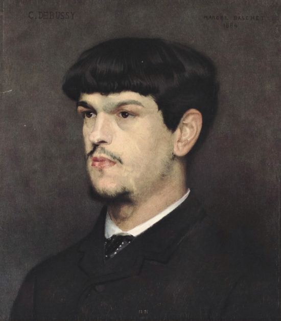 Claude Debussy. Peinture de Marcel Baschet (1884)