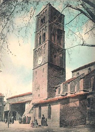 Clocher de Moustiers-Sainte-Marie (Alpes-de-Haute-Provence)