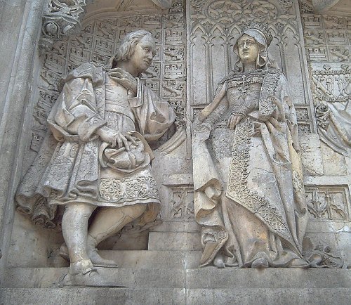 Christophe Colomb et la reine Isabelle de Castille Christophe Colomb et la reine Isabelle de Castille
