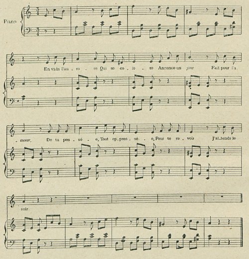 Composition de Camille Saint-Saëns, écrite à l'âge de 5 ans