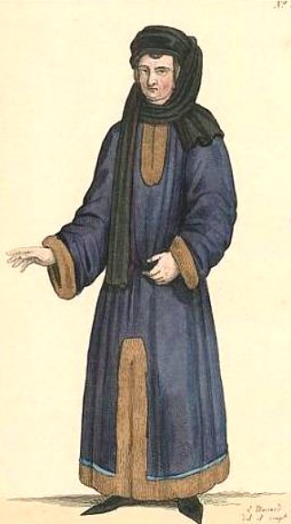 Costume de juge au XIVe siècle