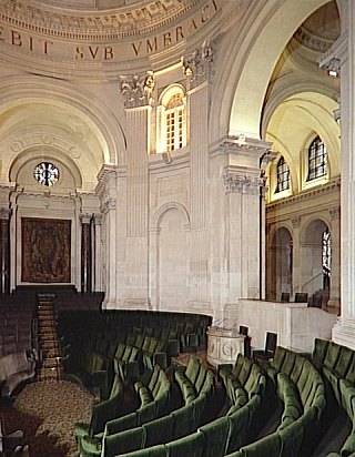 Vue de la coupole de l'Académie