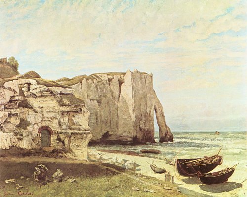 La Côte d'Etretat (1870), par Gustave Courbet