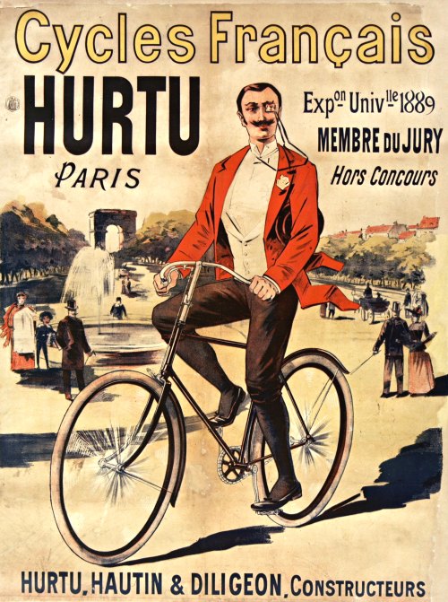 Réclame pour les cycles Hurtu (1890)