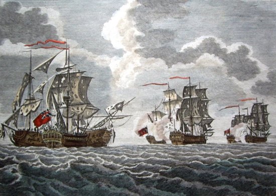 Défaite de François Thurot en février 1760