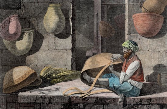 Dessin réalisé par Nicolas-Jacques Conté lors de l'expédition d'Égypte