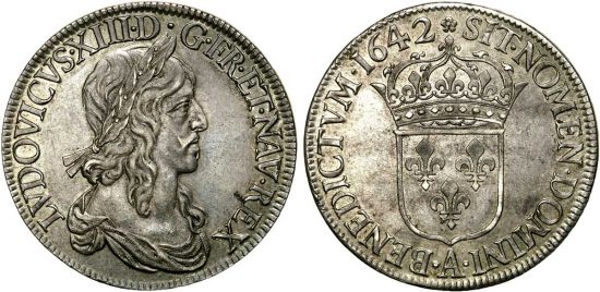 Ecu d'argent de 1642