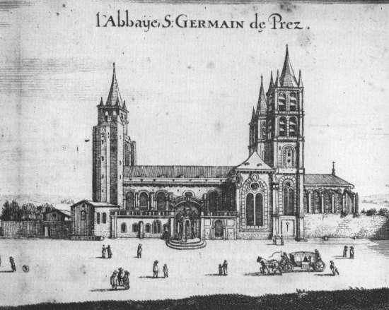 L'église de Saint-Germain-des-Prés au XVIIe siècle