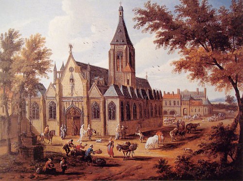 L'ancienne église Saint-Sulpice de Paris au début du XVIIe siècle
