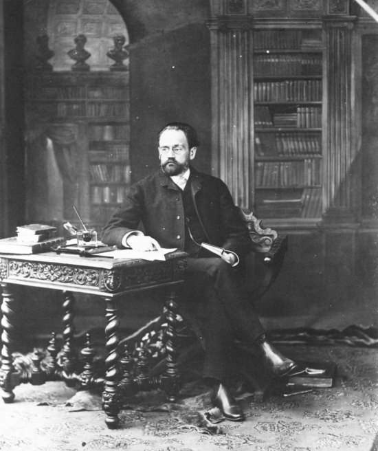 Émile Zola photographié par Nadar