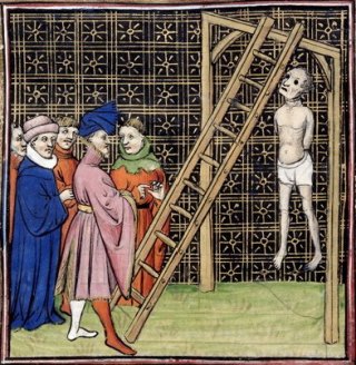 Exécution d'Enguerrand de Marigny