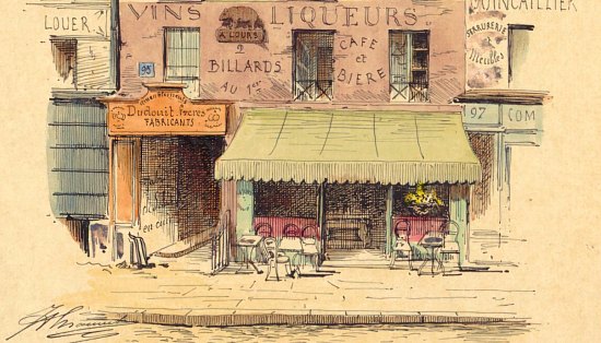 Enseigne À l'ours au 95 rue du Faubourg Saint-Antoine, en 1894