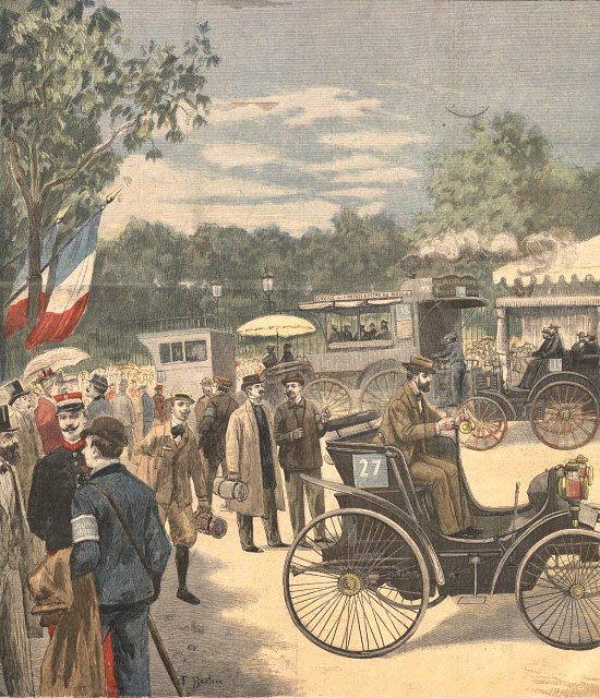 Concours des voitures sans chevaux organisé par Le Petit Journal