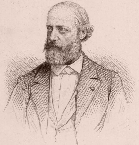 Eugène Viollet-le-Duc. Estampe de Léopold Massard (1812-1889)