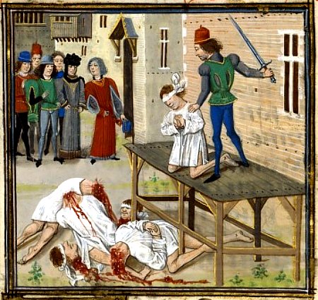 Exécution d'Olivier IV de Clisson en 1343